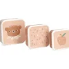 Tutete 3 Cajas Almuerzo Daisy Bear* Cajas De Almuerzo Infantil·Sin Compartimentos