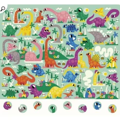 Auzou 20 juegos de dinosaurios*Niños Libros Busca Y Encuentra|Libros Pasatiempos Para Niños Y Niñas