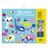 Auzou 20 Juegos para los más pequeños*Niños Libros Busca Y Encuentra|Libros Pasatiempos Para Niños Y Niñas