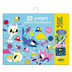 Auzou 20 Juegos para los más pequeños*Niños Libros Busca Y Encuentra|Libros Pasatiempos Para Niños Y Niñas