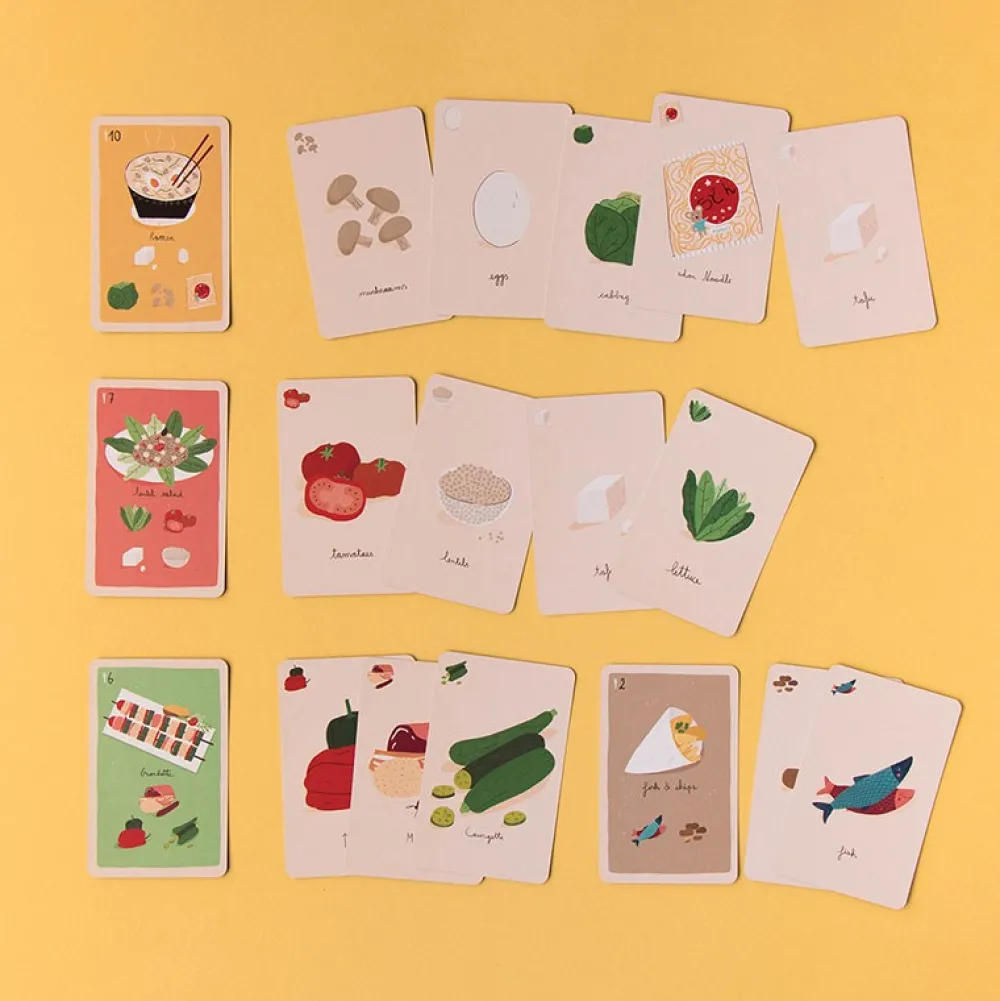 Londji À la cuisine Card Game·*Niños Juegos De Mesa Competitivos|Juegos De Tablero