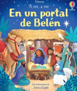 Usborne A ver, a ver · En un portal de Belén* Álbumes Ilustrados Infantiles