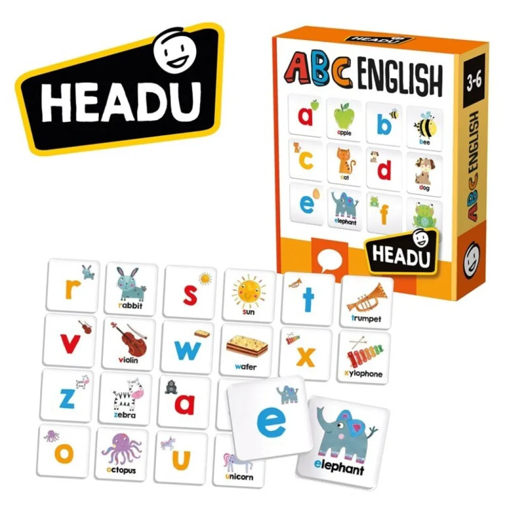 Ludilo ABC English · Headu*Niños Ludilo|Juegos De Mesa De Viaje