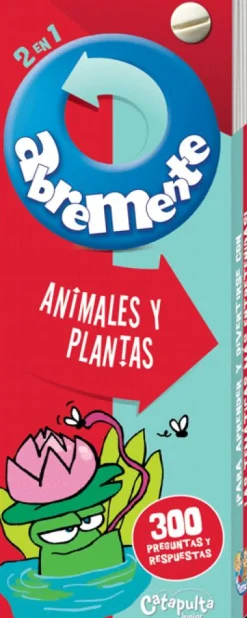 Catapulta Abremente 2 en 1 - Animales y plantas*Niños Abremente|Juegos De Viaje