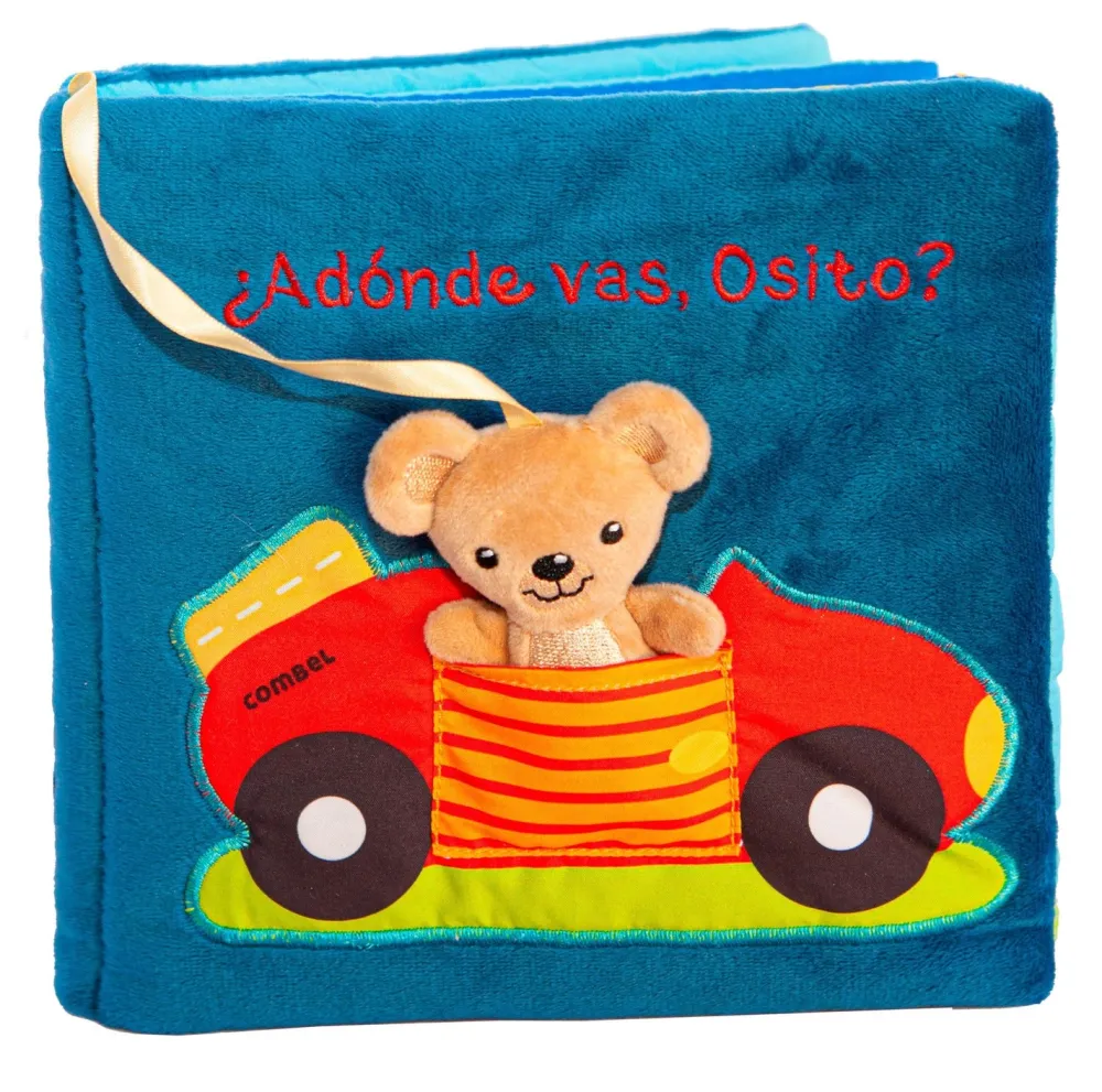 Combel ¿Adonde vas, Osito?*Niños Libros Con Solapas|Libros Manipulativos