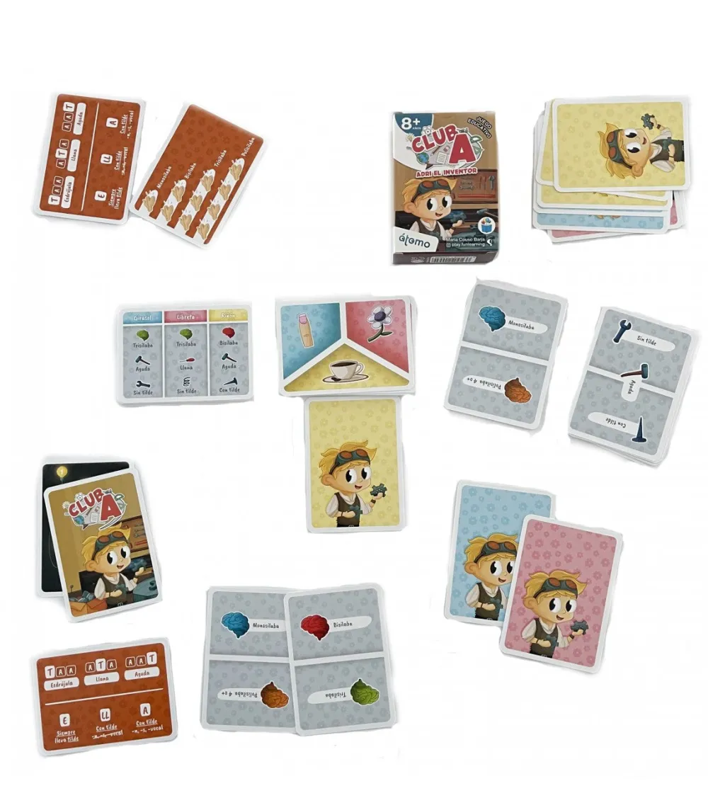 Átomo Games Adri el inventor-Club A*Niños Átomo Games|Juegos De Mesa De Viaje