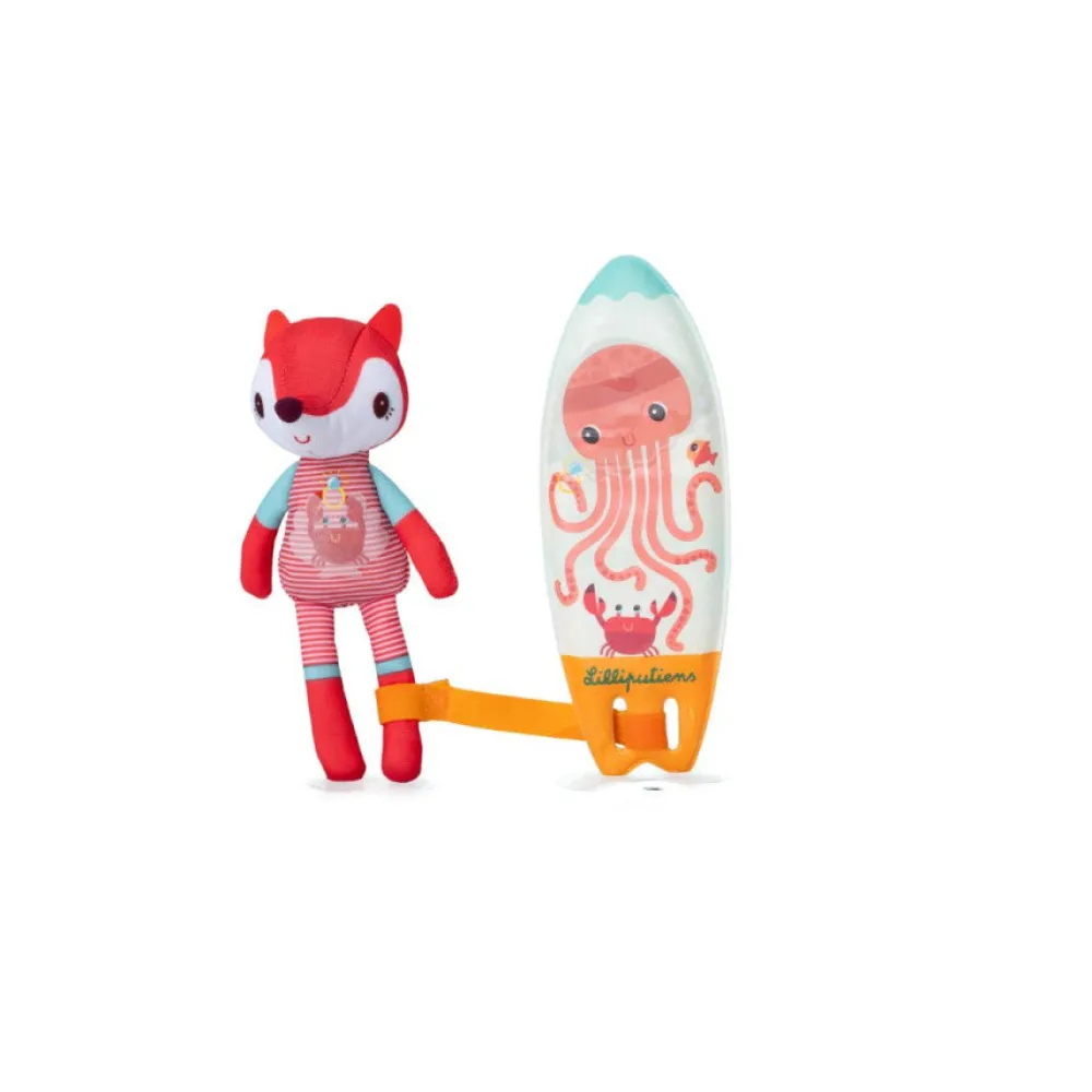Lilliputiens Alice Surfer Mágico ·*Niños Juguetes De Baño|Libros De Tela Para Bebés
