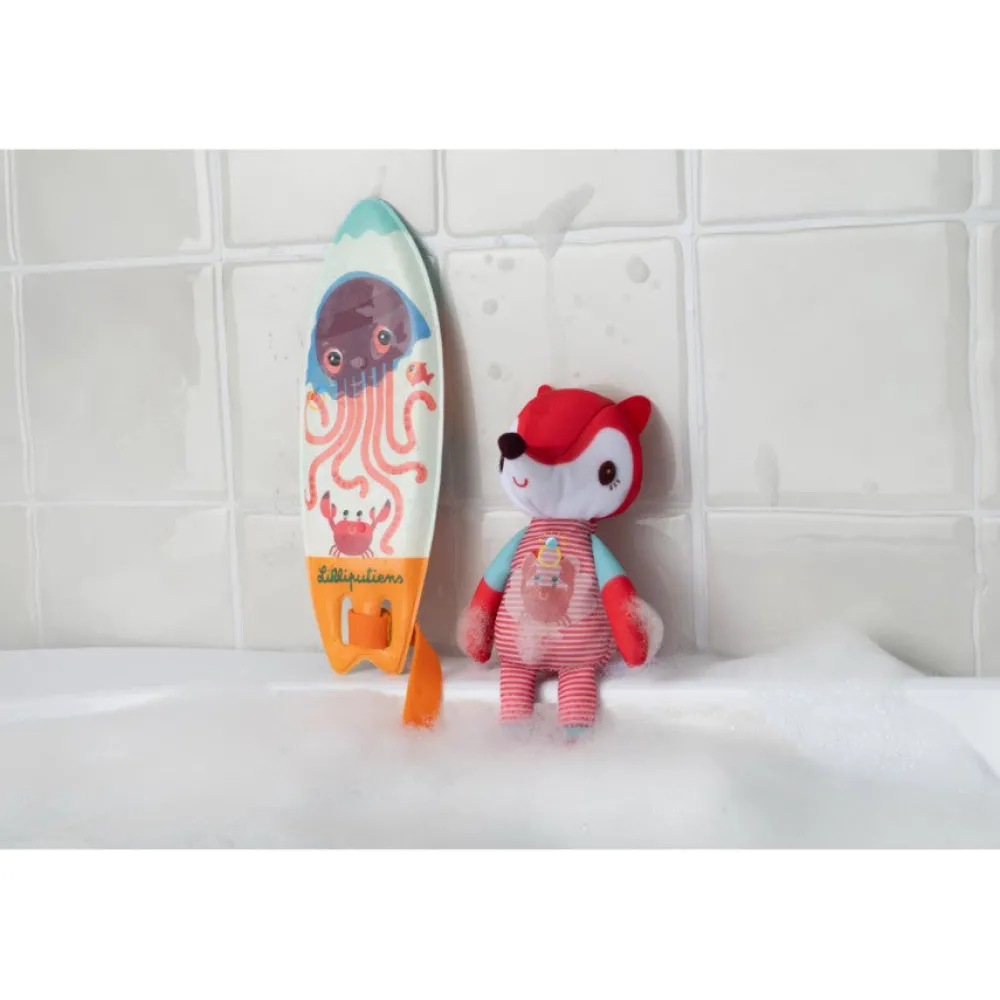 Lilliputiens Alice Surfer Mágico ·*Niños Juguetes De Baño|Libros De Tela Para Bebés