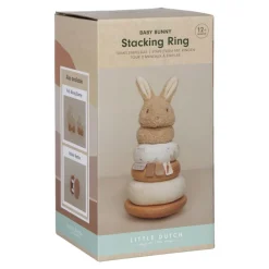 Little Dutch Anillos Apilables blanditos Baby Bunny ·*Niños Juguetes Waldorf|Juguetes Montessori