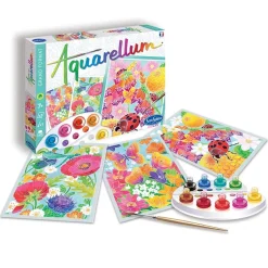 Sentosphère Aquarellum Grand Flores*Niños Kit De Manualidades