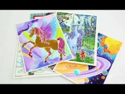 Sentosphère Aquarellum Grand Flores*Niños Kit De Manualidades
