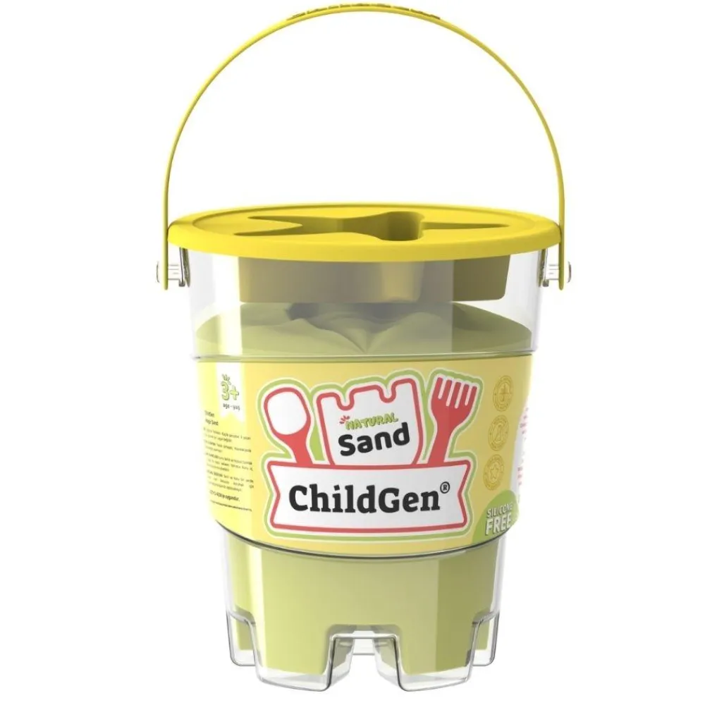 ChildGen Arena Kinetica 500 g · Amarilla*Niños Arena Kinética|Juguetes Y Juegos Motricidad Fina