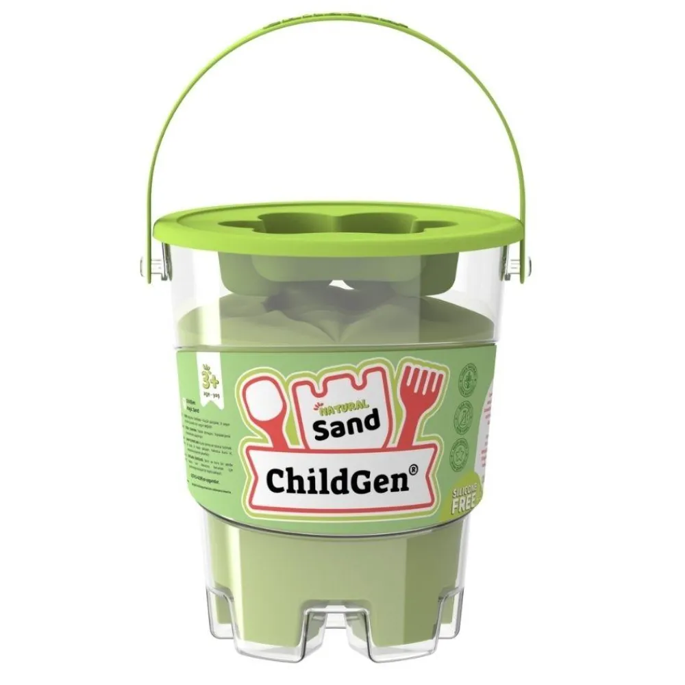 ChildGen Arena Kinetica 500 g · Green*Niños Arena Kinética|Juguetes Y Juegos Motricidad Fina
