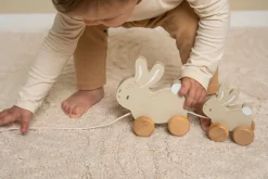 Little Dutch Arrastre Conejitos Baby Bunny ·*Niños Juguetes Montessori|Juguetes De Madera Para Niños