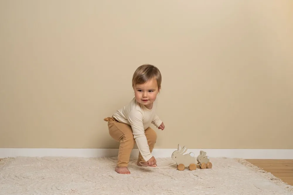 Little Dutch Arrastre Conejitos Baby Bunny ·*Niños Juguetes Montessori|Juguetes De Madera Para Niños