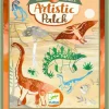 Djeco Artistic Patch Dinosaurios ·*Niños Kit De Manualidades