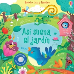 Usborne Así suena el jardín*Niños Libros Musicales Y Con Sonido|Libros Manipulativos