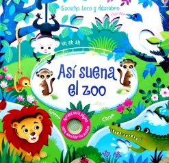 Usborne Así suena el zoo*Niños Libros Musicales Y Con Sonido|Libros Manipulativos