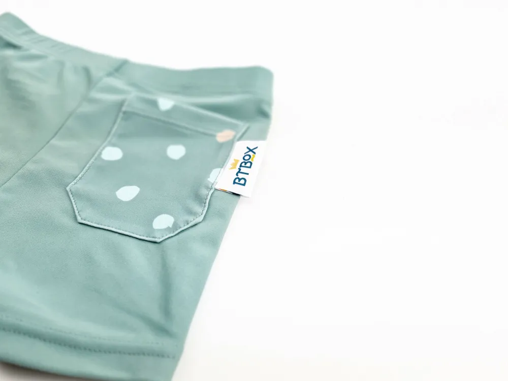 BTBOX Bañador Boxer · Lunares verde*Niños Bañador Para Niños