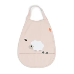 Done by Deer Babero con Goma Tiny farm Powder ·* Baberos·Baberos Plastificados|Baberos Plastificados