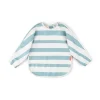 Done by Deer Babero con Mangas Stripes Blue ·* Baberos·Baberos Con Mangas|Baberos Con Mangas