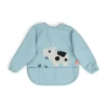 Done by Deer Babero con Mangas Tiny farm Blue ·* Baberos·Baberos Con Mangas|Baberos Con Mangas