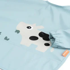 Done by Deer Babero con Mangas Tiny farm Blue ·* Baberos·Baberos Con Mangas|Baberos Con Mangas