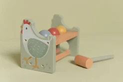 Little Dutch Banco de Golpeo con bolas Little Farm ·*Niños Juguetes Waldorf|Juguetes Montessori