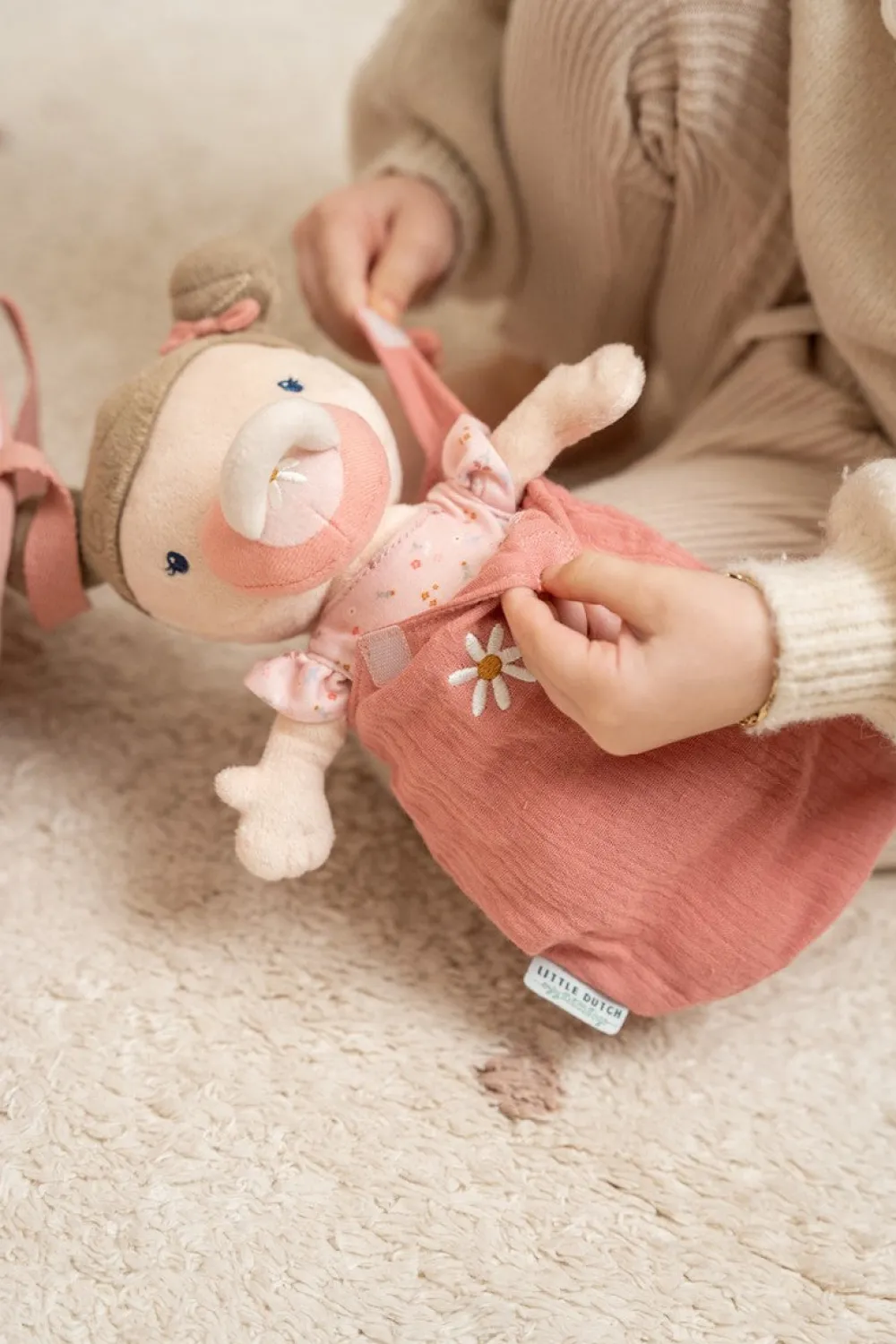 Little Dutch Bebé Rosa ·*Niños Muñecos Blanditos|Juguetes Montessori