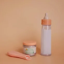 Tiny Harlow Biberon Mágico y Potito de Cereales con cuchara para muñecos ·*Niños Accesorios Para Muñecas Bebé|Muñecos Bebés
