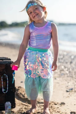 Great Pretenders Bling Bling Falda y diadema Sirena Mint · (4-6 años)*Niños Disfraces Infantiles