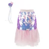 Great Pretenders Bling Bling Falda y diadema Sirena Pink · (4-6 años)*Niños Disfraces Infantiles