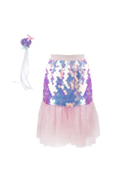 Great Pretenders Bling Bling Falda y diadema Sirena Pink · (4-6 años)*Niños Disfraces Infantiles
