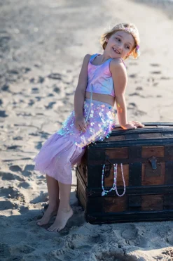 Great Pretenders Bling Bling Falda y diadema Sirena Pink · (4-6 años)*Niños Disfraces Infantiles