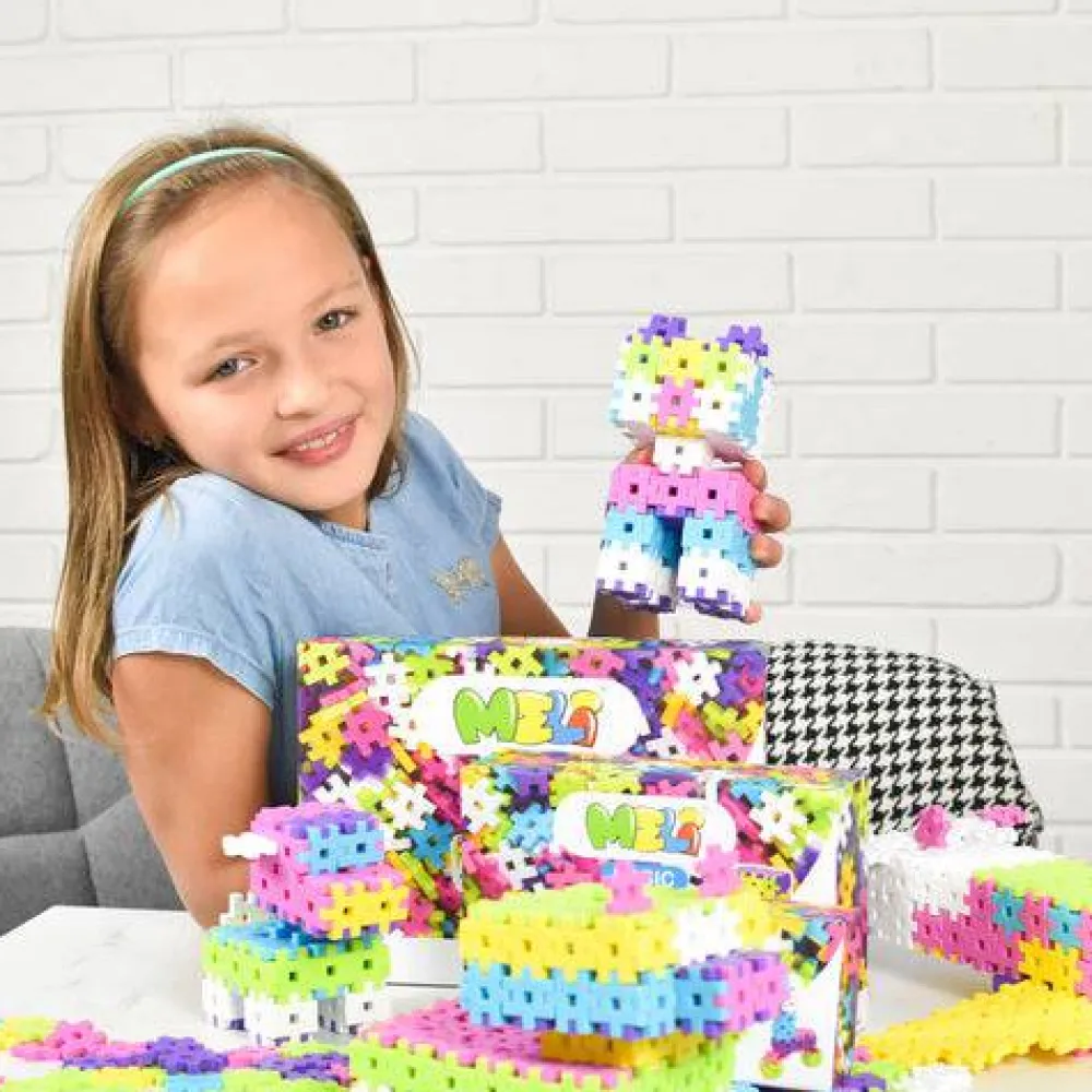 Meli Bloques · Basic Pastel 150 piezas*Niños Bloques Meli|Juguetes Y Juegos Motricidad Fina