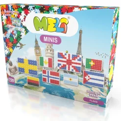Meli Bloques · Mini Tematic Banderas del mundo*Niños Bloques Meli|Juguetes Y Juegos Motricidad Fina