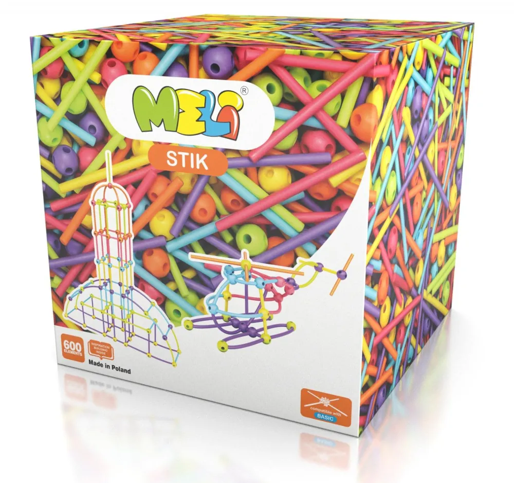 Meli Bloques · Stik 600pcs*Niños Bloques Meli|Juguetes Y Juegos Motricidad Fina