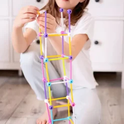 Meli Bloques · Stik 300pcs Pastel*Niños Bloques Meli|Juguetes Y Juegos Motricidad Fina
