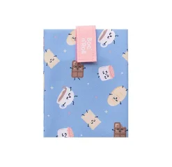 Roll'eat Boc N´Roll Mr. Wonderful Chocolate* Bolsas Para Bocadillo Reutilizables