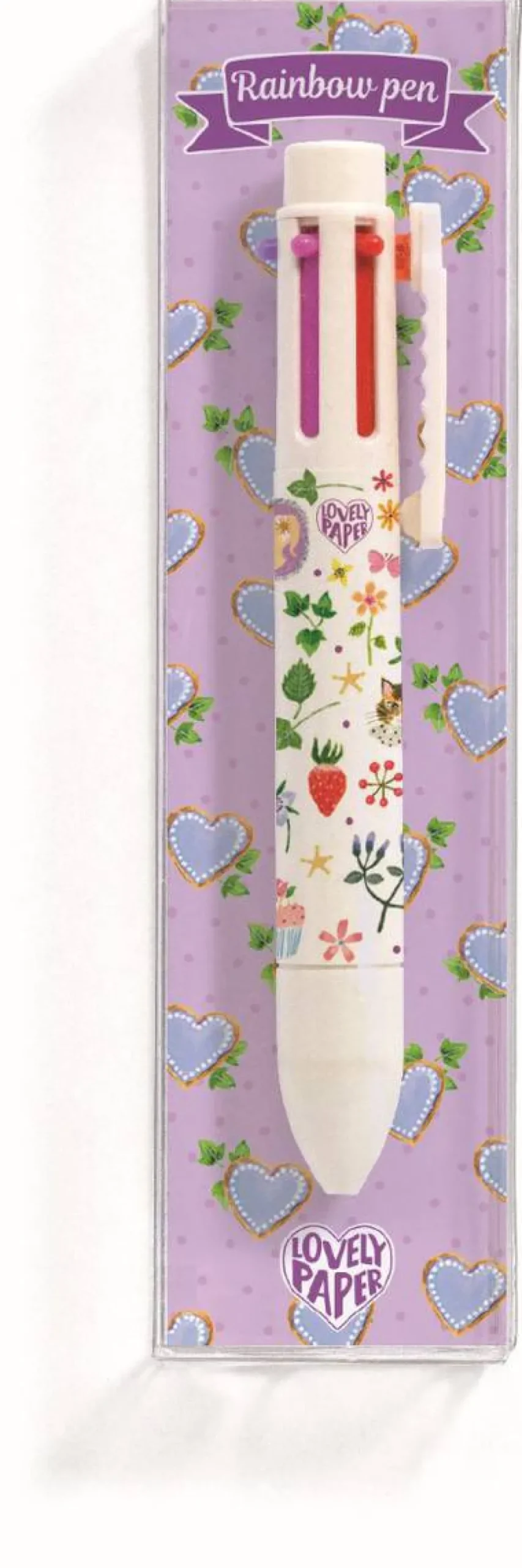 Djeco Bolígrafo de 6 colores Aiko · Lovely Paper*Niños Bolis, Lápices Y Rotus