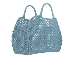 Tutete Bolso Plástico Retro Vintage · Blue* Mochilas, Cestas Y Bolsos Para Playa Y Piscina