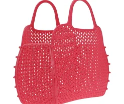 Tutete Bolso Plástico Retro Vintage · Coral* Mochilas, Cestas Y Bolsos Para Playa Y Piscina