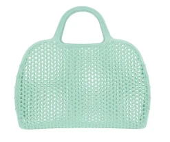 Tutete Bolso Plástico Retro Vintage · Sea Green* Mochilas, Cestas Y Bolsos Para Playa Y Piscina