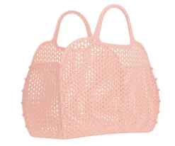 Tutete Bolso Plástico Retro Vintage · Pink Quartz* Mochilas, Cestas Y Bolsos Para Playa Y Piscina