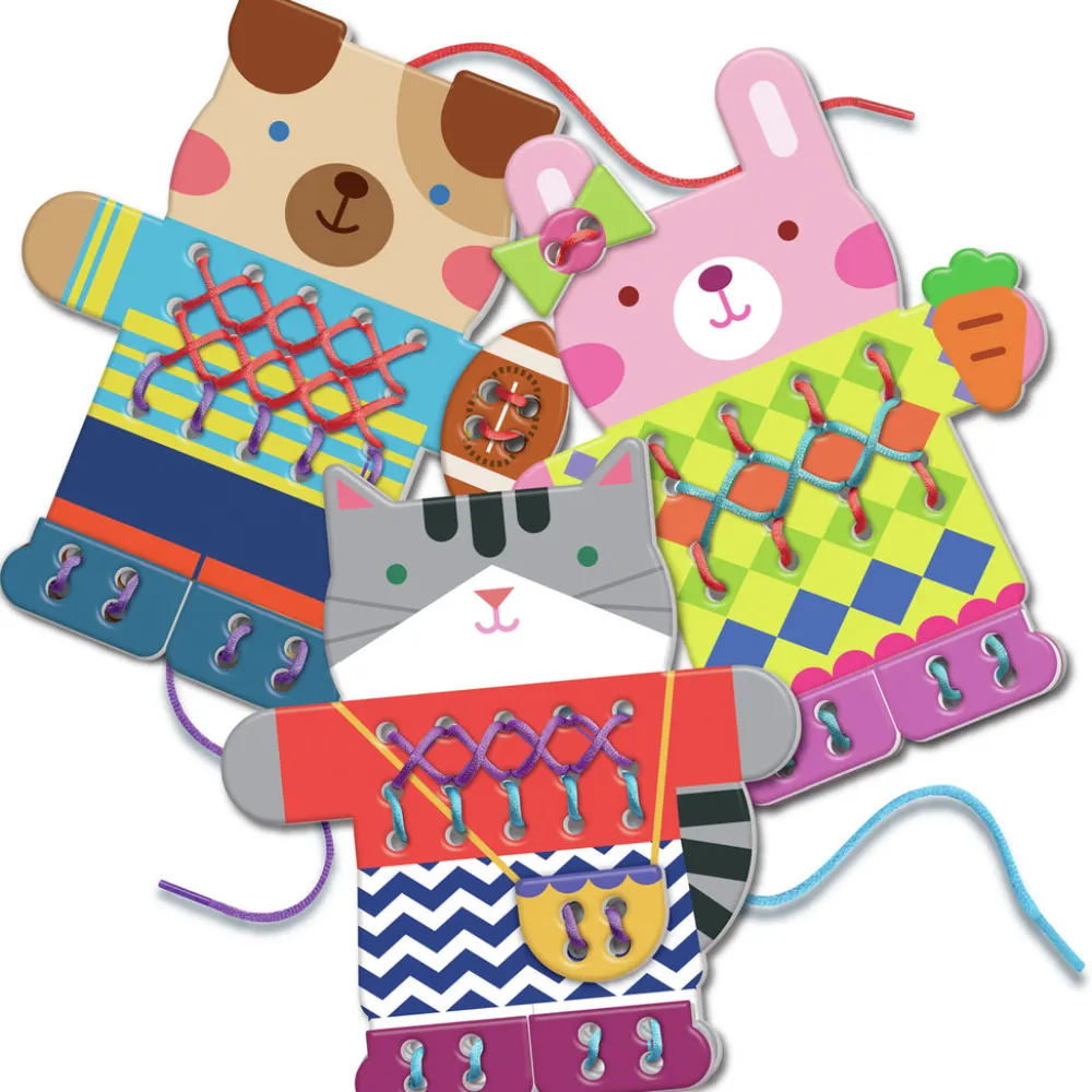 4M Borda el Jersey de los Animales·*Niños Juguetes Montessori|Juguetes Y Juegos Motricidad Fina