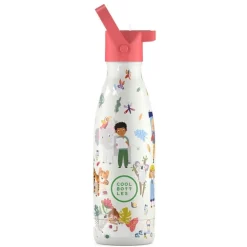 Cool Bottles Botella Acero Curious Explorers 350ml ·* Botellas De Agua Termo|Botellas De Agua Para El Cole·Botellas Termo