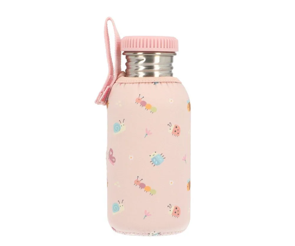 Tutete Botella Acero Funda Bugs 500ml* Botellas De Agua De Acero|Botellas De Agua Para El Cole·Botellas De Acero