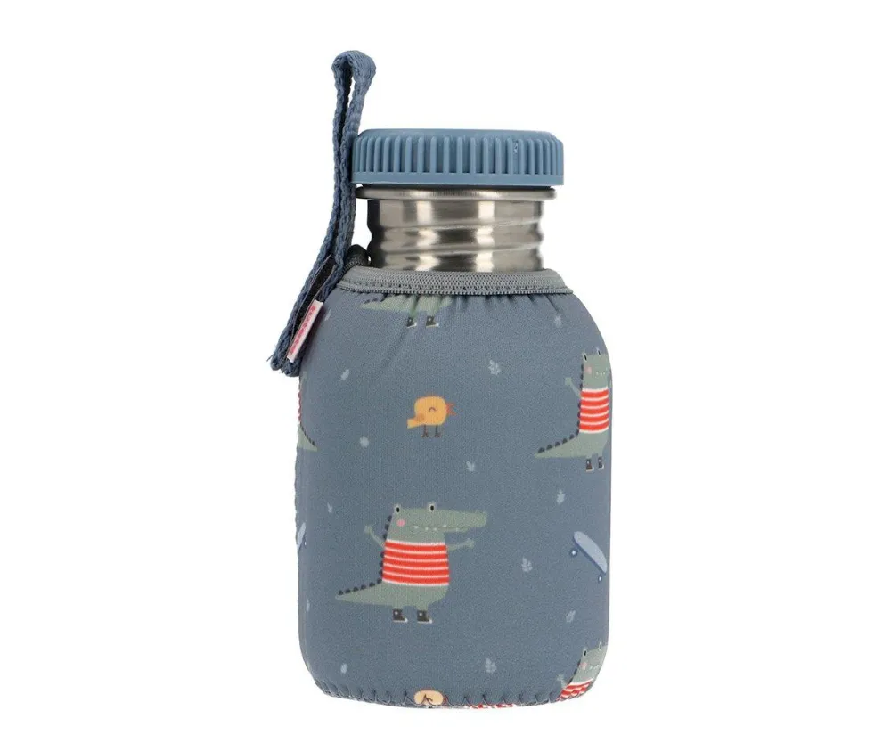 Tutete Botella Acero Funda Croc 350ml* Botellas De Agua De Acero|Botellas De Agua Para El Cole·Botellas De Acero