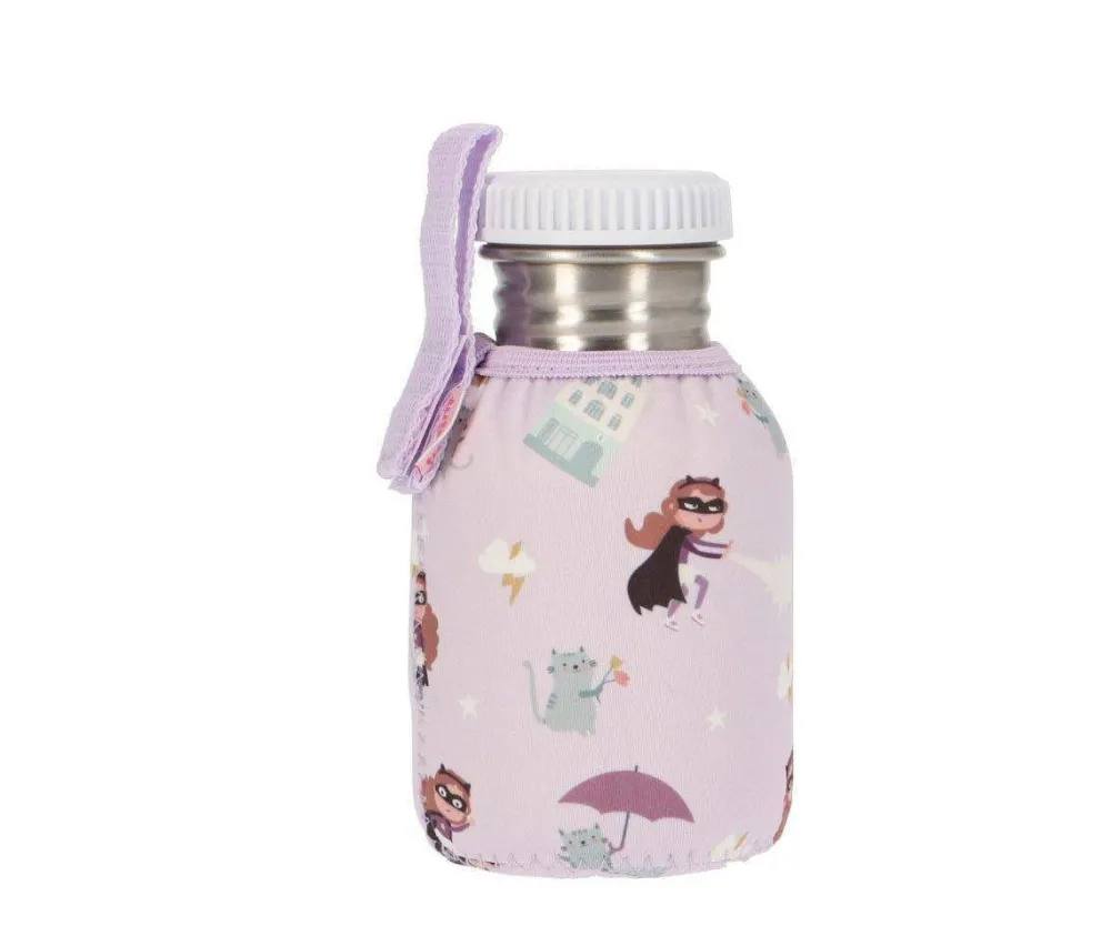 Tutete Botella Acero Funda Fantastic Girl 350ml* Botellas De Agua De Acero|Botellas De Agua Para El Cole·Botellas De Acero