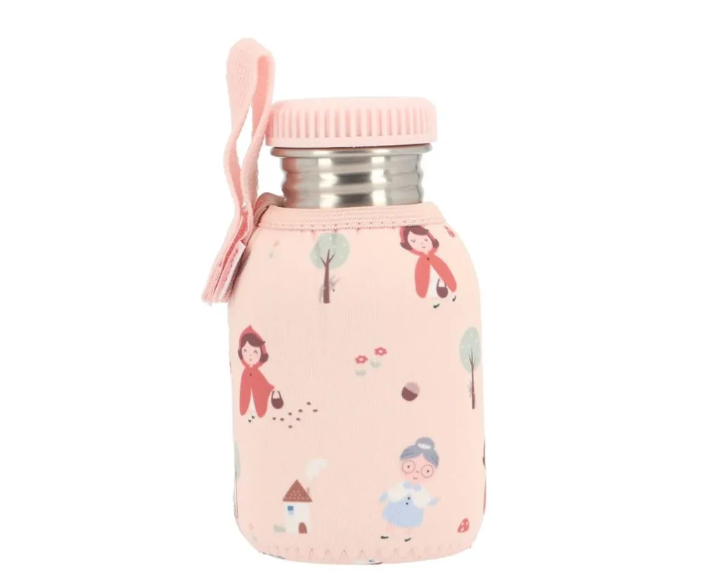 Tutete Botella Acero Funda Little Red 350ml* Botellas De Agua De Acero|Botellas De Agua Para El Cole·Botellas De Acero
